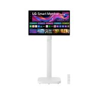 Монитор LG 32U889SA-W, 31.5" IPS, Smart webOS, Touch, Swind, 5ms GtG, 1000:1, 350cd/m2, UHD 4K (3840 x 2160), HDR 10, DCI-P3 95%, 3xUSB Type-C (PD 65W), 2xHDMI, Tilt , Height adjustment, Swivel, Pivot, AirPlay 2, Speacers 5W x 2, LG Switch, White
