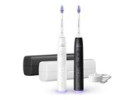 PHILIPS 2pcs toothbrush Sonicare HX7419/01 black and white