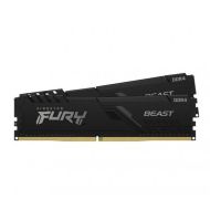 Памет Kingston FURY Beast Black 64GB(2x32GB) DDR4 3200MHz KF432C16BBK2/64