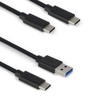 Чекмедже за твърд диск ACT AC1220, 2.5", SATA, USB-C 3.2 Gen2 (USB 3.1), Черен