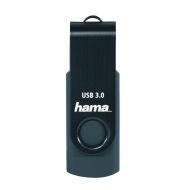 USB памет HAMA Rotate, 64GB, USB 3.0 70 MB/s, Петролно синьо