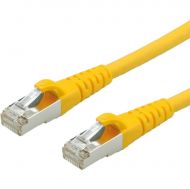 Patch cable S/FTP Cat.6 1m, Yellow, 21.15.1191