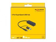 USB хъб, 4 порта, DELOCK-63828