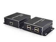 USB Extender (усилвател) ESTILLO ASKHU04-USB 1x4, усилва USB сигнал до 100 м по UTP кабел CAT5e/6