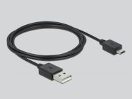 Адаптер Delock 63206, HDMI-A мъжко - DisplayPort женско, 4K 60 Hz, Черен