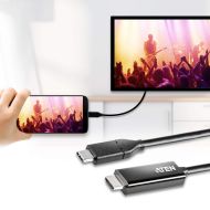 Конвертор ATEN UC3238, USB-C мъжко - HDMI женско, 4K, 2.7м, Черен