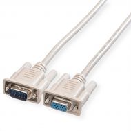 Cable VGA exten, 15F/15M, 1.8m, 11.01.6518