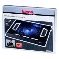 Охладител за лаптоп HAMA Black Edition, до 17.3"(44см), Черен