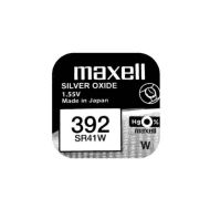 Бутонна батерия сребърна MAXELL SR-41 SW /384/ AG3   1.55V