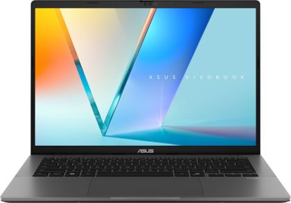 Лаптоп Asus Vivobook S M3407KA-SF030,AMD Ryzen 5 AI,14.0 OLED WUXGA(WU) 1920X1200 16:10 Bend+300nits Glare DCI-P3:95% Glare 60 Hz,16GB DDR5 (on BD),1TB SSD,Backlit Chiclet Keyboard with Num-key, No OS, Matt Grey, AI PC +Backpack