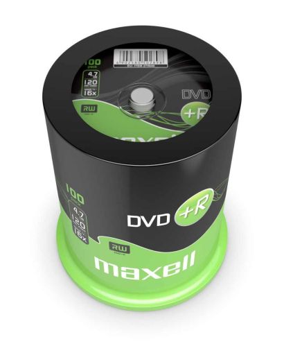 DVD+R MAXELL, 4,7 GB, 16x, 100 бр. CAKE BOX