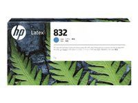 HP 832 1L Cyan Latex Ink Cartridge