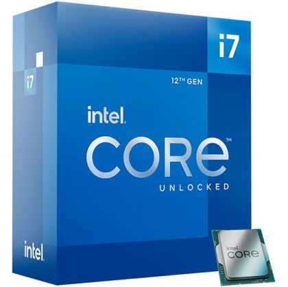 CPU i7-12700K, 8+4C/20T, 3.6/25M/s1700, Box no fan