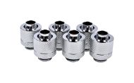 Фитинг Alphacool Eiszapfen, Удължител, 13/10mm, G1/4, Сребрист, 6 броя