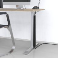 HAMA Магнитен кабелен канал, 55 см, за монтаж на крака на маса, черен