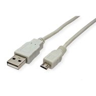 Cable USB2.0 A-Micro B, M/M, 1.8m, S3152