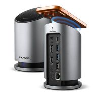USB-C Multiport Dock, W-less Charge,AXAGON HMC-WL9