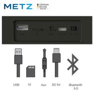 METZ Блутут колона Sound 2 Mini /soundbar/, 10W, LED,FM радио, SD слот
