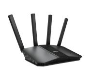 Рутер Asus Gaming Wireless Router RT-BE82U, BE6500, Dual-Band, Quad-Core 2.0GHz CPU, 256MB/1GB Flash/RAM, 4K-QAM, MLO, 2.5G quad-port, AiProtection Pro, Adaptive QoS, VPN, Instant Guard, IPTV, OFDMA, MU-MIMO, UTF-8 SSID, Port forwarding, AiMesh