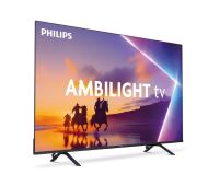 Телевизор Philips 55PUS8400/12, 55" 4K UHD QLED, 3840x2160p, 60Hz, DVB-T/T2/T2-HD/C/S/S2, 60Hz, Ambilight 3, Pixel Precise UHD, HDR+, Titan OS, Dolby Atmos & DTS:X, 3*HDMI, 2*USB, VRR, 802.11ac, BT 5.2, Philips EasyLink 2.0, 20W RMS, Black